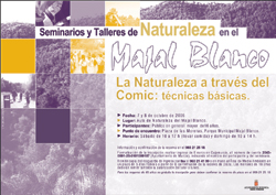 Taller de Cómic en el Majal Blanco. Clic para ver a mayor tamaño