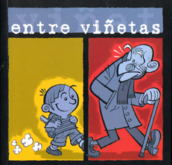 Imagen de Bernardo Vergara para catálogo y paneles de Entre Viñetas